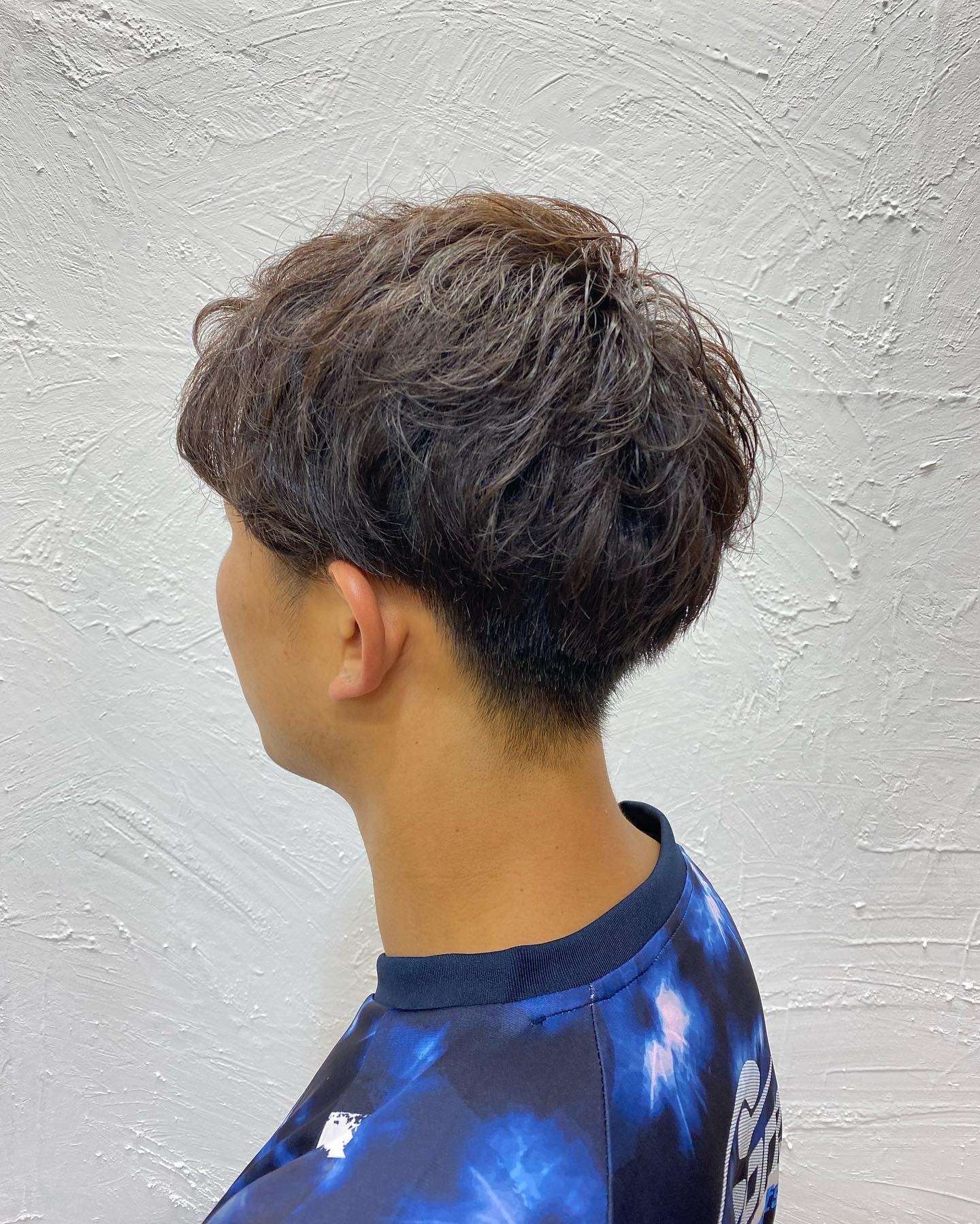 メンズ ツーブロックショート